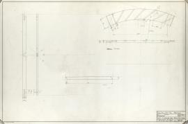 "Detail of waterwheel arms, shroud and face board"