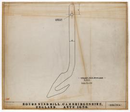Wrought iron brake hook, Bourn Windmill