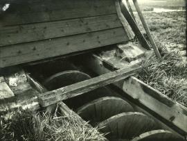 Archimedes screw, Clairmarais smock drainage mill no. 2, Pas de Calais, France
