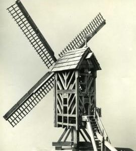 Model "Flanders postmill" constructed by Abel Deschodt (Wormhout, Nord, France) for Major H.A. Webster