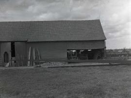 Steel stock for construction of new sails at Moulin de St Arnould, Steenvoorde, Terdeghem, Nord, France