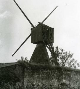 Unknown cavier mill (a type of hollow post mill), France