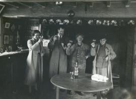 Enid Wailes, Rex Wailes, Oswald Cordier and Monnette