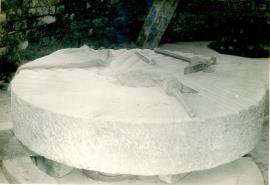 Millstone with dressing tools, Sibsey