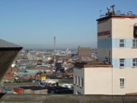 View from roof, Clarence Mills, Hull