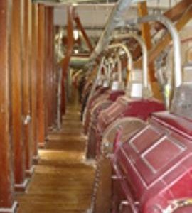 Roller floor with Henry Simon roller mills, Clarence Mills, Hull