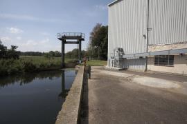 Sluice, River Lark, Icklingham Mill
