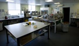 Mill laboratory, Albion Mills, Worksop