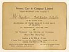 Invitation to re-opening of Solway Mills, Silloth