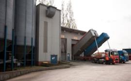 Albion Mills, Worksop, silos and maize and rice intakes