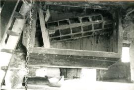 "Swaffham Prior wire machine on stone floor"