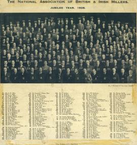 The National Association of British and Irish Millers group photograph, Jubilee Year 1928