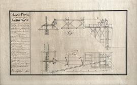Plan and profile of a water-powered pump