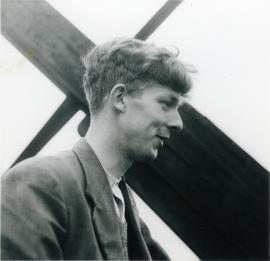 Chris Wilson atop Tower mill, Over