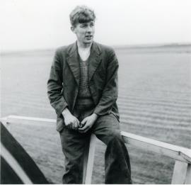 Chris Wilson atop Tower mill, Over