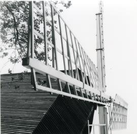 High Salvington Windmill, High Salvington - close up of the sails