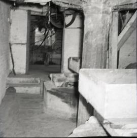 Stowting Mill, Stowting - interior, stone floor