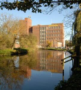 Bell Mills, Driffield, from the river