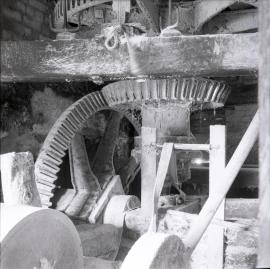 Milford Mill, Baschurch - interior, pitwheel and wallower