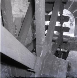 Milford Mill, Baschurch - waterwheel, plummer block