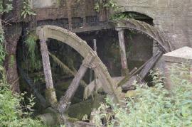 Dumbleton Mill, Dumbleton - general view of the waterwheel