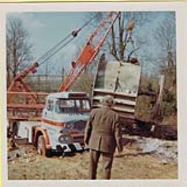 Abbotstone Mill dismantling pre move to Science Museum