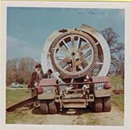 Abbotstone Mill dismantling pre move to Science Museum