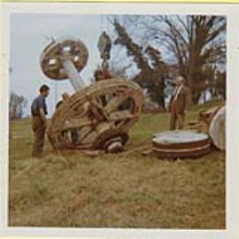 Abbotstone Mill dismantling pre move to Science Museum