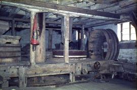 Beaulieu Tide Mill, millstone floor