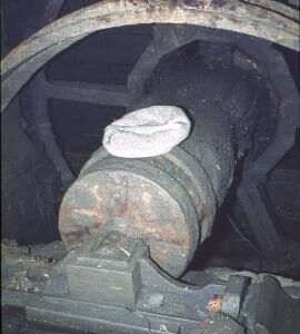 Beaulieu Tide Mill, axle bearing