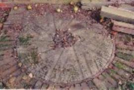 Binstead, Bentley, Isington Mill, peak stone set as step in 1948