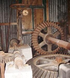 Bishopstoke Mill, now called Shears Mill, left hand turbine controls