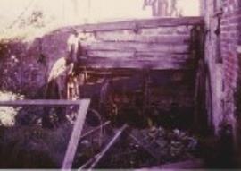 Boarhunt Mill, waterwheel derelict