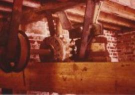 Boarhunt Mill, crown wheel and shaft