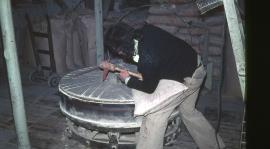 Botley Mill, dressing runner stone