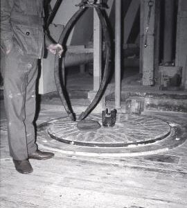 Botley Mill, stone calipers and mace