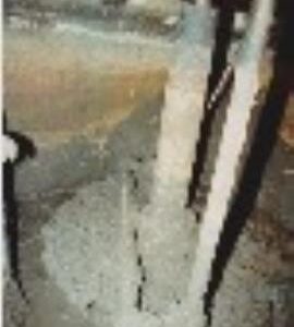 Shawford, Shawford Mill, HMG restoration, clearing build up on top of turbine