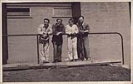 Walter Murdoch with Czechoslovakian refugees