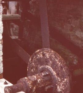 Mildenham Mill, North Claines - the north waterwheel