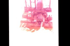 Hawkstone Mill, Weston-under-Redcastle - detail of upright shaft