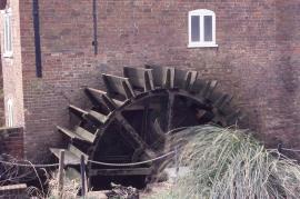 Newnham Mill, Newnham Bridge - waterwheel