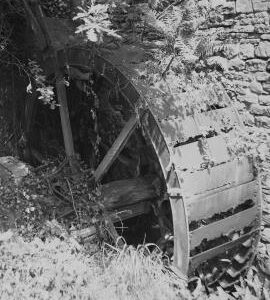 Cleobury North Mill, Cleobury North - the waterwheel