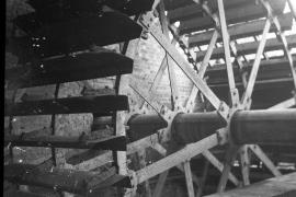 Rindleford Mill, Rindleford, Worfield - waterwheel