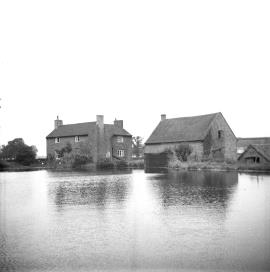 Chadwell Mill, Chadwell, Sheriffhales - mill seen across millpond i.e, from south-southeast