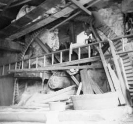 Tugford Mill, Tugford - the pit wheel