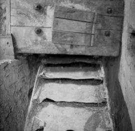 Tugford Mill, Tugford - waterwheel and remains of the pentrough