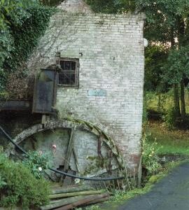 Sleepy Mill, Wolverley and Cookley - the waterwheel on the north gable