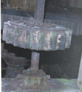 Sleepy Mill, Wolverley and Cookley - stone nut, great spur wheel, upright shaft