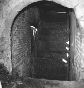 Townsend Mill, Bromsgrove - waterwheel, tail side