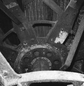 Townsend Mill, Bromsgrove - hubs of waterwheel